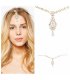 HA083 - Exquisite pearl Head chain